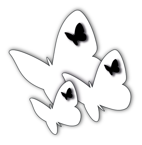 Butterflies Icon White